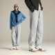 Cloud life elastic waist tie loose fleece casual pants autumn and winter sports pants