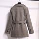 2021 Autumn and Winter Checkered Women's Suit Jacket Korean