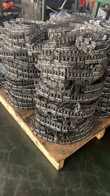Industrial roller conveyor chain bent plate chain with ears chain 4 minutes 08B5 minutes 10A6 minutes 12A1 inch 16A accessories