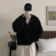 MRCYC lazy style hooded sweater jacket for men in autumn and winter commuting Korean loose high-end sweater
