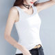 Pure cotton camisole women's summer outer wear thin simple slim fit inner wear trendy solid color bottoming shirt sleeveless top