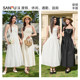 Sanfu Dress 2025 new summer French pleated waist-hugging temperament inner vest long skirt women's clothing 498356