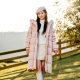 Chendu Ling 丨 Senma down jacket female long three -proof and loose winter 2024 new warm hair collar hooded jacket
