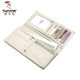 Woodpecker leather women's wallet long 2025 new high-end card bag simple and versatile high-end multiple card slots