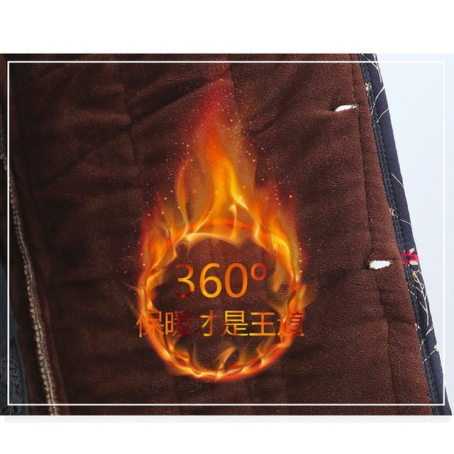 Middle -aged and elderly people in winter female mother, grandma, camel paddy jacket, old lady, old lady, winter cotton jacket, female plus velvet thickened
