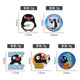 Penguin Family peripheral badge cartoon cute penguin brooch fun funny metal badge clothes backpack accessories