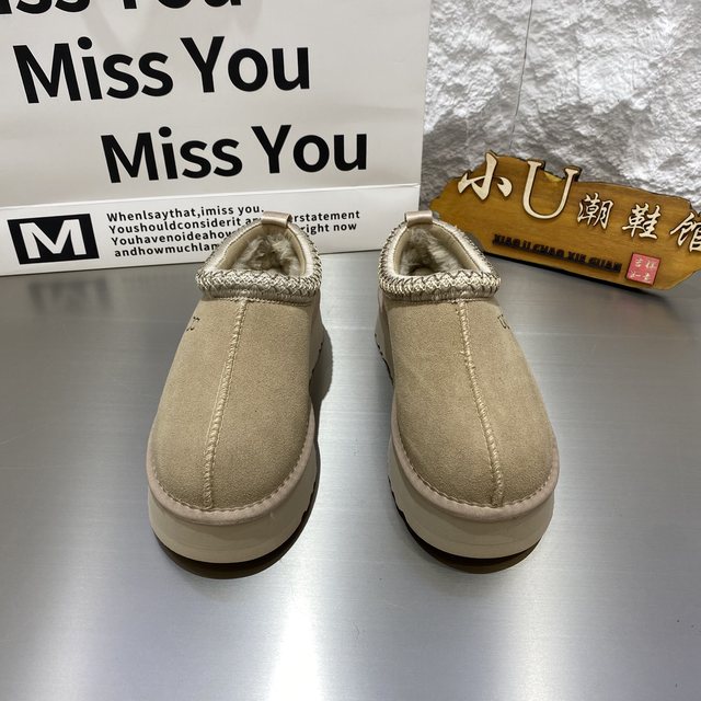 
2025 winter new ethnic style genuine leather thick sole plus velvet warm snow boots Boken Baotou Northeast bread shoes