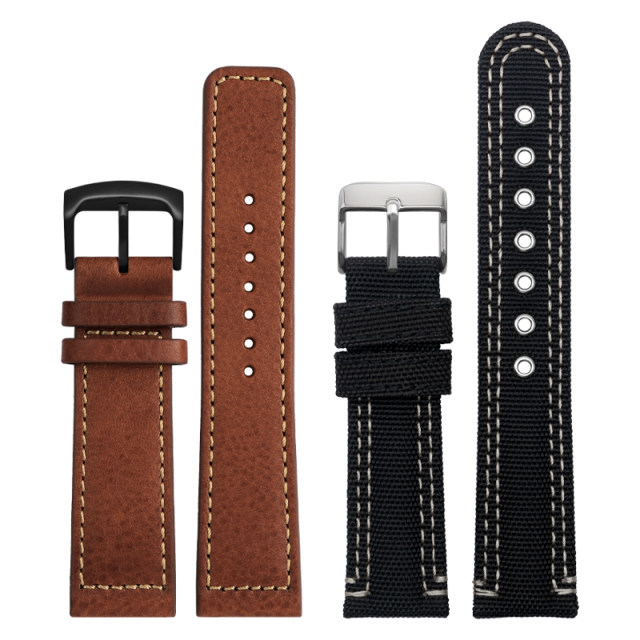 Genuine leather watch strap suitable for Citizen Eco-Drive watch BM8475-26E 00F00X orange cowhide strap for men