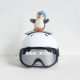 
Hot selling ski helmet set decoration cute sun protection cartoon single and double board helmet decoration men's and women's motorcycle helmet decoration