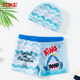 Children's swimming trunks boys' new flat horn swimsuit medium big children's baby swimsuit boys swimming trunks children's swimsuit