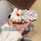 Cute polka-dot large Miffy rabbit with huge hair volume, banana clip at the back of the head, versatile girly heart hair clip hair accessory