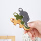 Cute elephant mobile phone holder portable bedside support frame key ring buckle folding convenient portable holder mobile phone holder