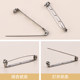 Metal brooch pins insurance safety pin plaque round bottom buckle pins handmade badge jewelry material accessories