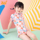 361 degree girls swimsuits, triangle bikini children, girls one-piece professional training swimsuits, medium and big children

