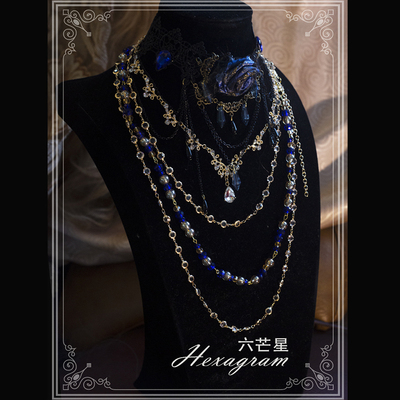 taobao agent Necklace, chain for key bag , halloween, Lolita style