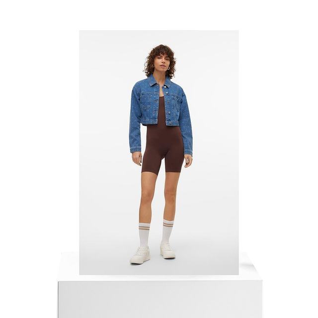 Vero Moda Women's Jacket Denim Short Straight-Style Fashion Comfort Casual Women's Clothing