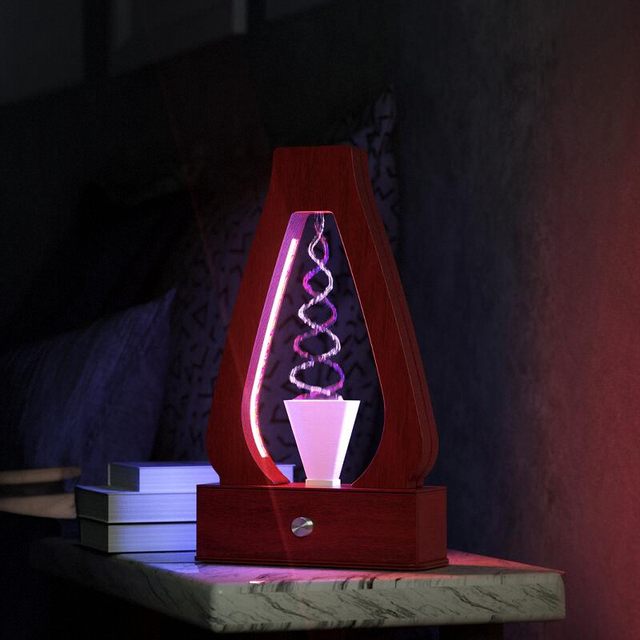 Magical water flow lamp anti-gravity spiral water flow lamp new Chinese craft decoration ornament for boyfriend and girlfriend birthday gift