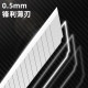 Powerful tool sharp utility blade 18mm thickened durable rust-proof paper wallpaper leather cutting industrial use