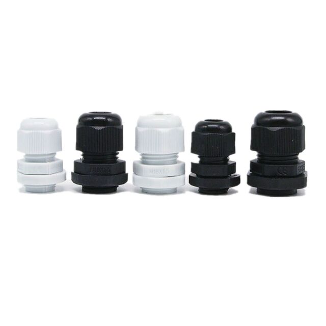 m12/m20/m22/m18x1.5 metric nylon plastic wire and cable waterproof connector connector gland