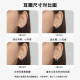 999 sterling silver Mobius earrings for women's ear piercing earrings for men's ear button foot thigh ear bone nail ear stud earrings plain ring earrings