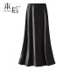 9860 Thin irregular satin fishtail skirt summer women's long skirt new slim and elegant skirt imitates jealous