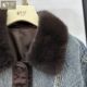 
Haining new winter style real mink fur spliced denim warm white goose down down jacket fur coat for women European station