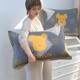 High-density pure cotton gauze snap pillowcase 48*74/student adult pillow core cover pillow cover cover pair thickened and breathable