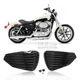 Suitable for Harley XL883 1200 X48 72 left and right side covers battery side covers protective cover side panels 04-21