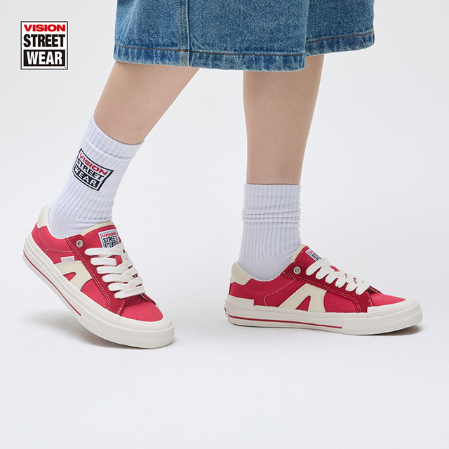 VISION official V76 multi-color classic low-top canvas shoes ...