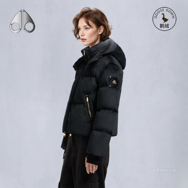 MOOSE KNUCKLES PUFFER Women's light and warm puff goose down jacket autumn and winter
