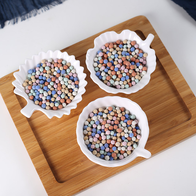 Ike home ins style colorful small ceramsite potted plants pavement stone decoration garden gardening succulent special