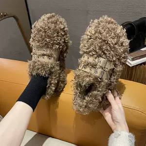 Lv Fur Slides Taobao