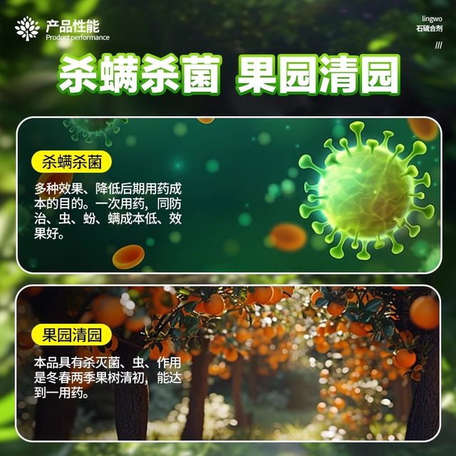 Dilution-free fruit tree whitening agent lime sulfur mixture gardening courtyard trees universal clear garden pesticide insect protection antifreeze