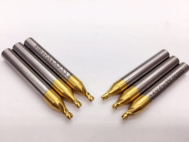 Vertical key machine accessories with key machine drill bit with key machine milling cutter titanium coating 1.0/1.5/2.0/3