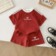 Children's summer sportswear set 2025 new boys pure cotton short-sleeved two-piece summer suit boys handsome children's clothing
