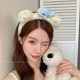 Cute plush face wash headband three-dimensional crab shark funny headband special non-slip hairpin hair accessories for women