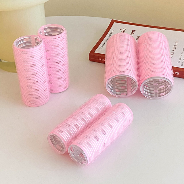 Air bangs curly tube large high cranial curling rod fluffy hair artifact styling and self-adhesive tube