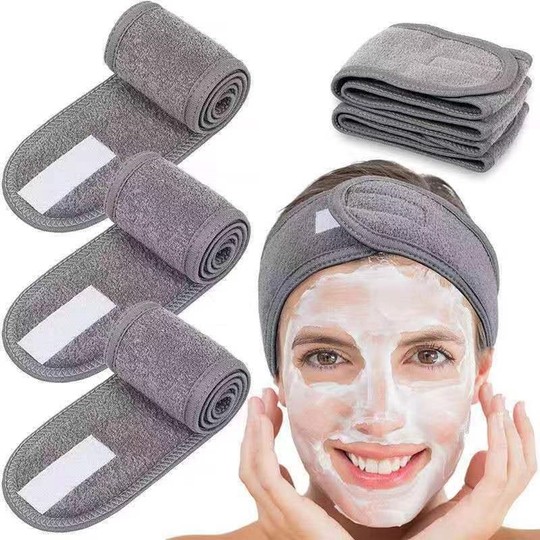 
Beauty salon face wash special turban Velcro makeup band headband quick-drying towel skin management soft