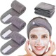 
Beauty salon face wash special turban Velcro makeup band headband quick-drying towel skin management soft