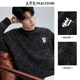 PEACEBIRD Men's Outlet Round Neck Trendy Sweater Men's Spring Casual Loose Sven Sweater Autumn Knitted Sweater