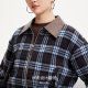 
Vero Moda woolen coat for women 2025 spring new MIU department plaid college daughter 325127003