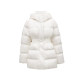 Vero Moda down jacket female 2024 autumn new pump rope folds checkered texture fabric 90 white duck down