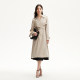 Vero Moda Trench Coat 2025 Summer New Cropped Sleeve Windshield Dropping Long Trench Coat Elegant 325121002