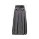 Vero Moda skirt 2025 spring new style slim pleated skirt with wool pleated skirt college style 325116025