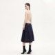 Vero Moda skirt 24 autumn new high-waisted A-line washed slim denim skirt fashion 324337031