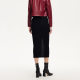 Couture Made Halway Skirt 24 Autumn New Pighting Double Slim Skatles Elegant 32431J005