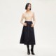 Vero Moda skirt 24 autumn new high-waisted A-line washed slim denim skirt fashion 324337031