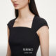 Vero Moda Dress 2025 Summer New A-line Square Collar Pack Shoulder Waist Clothes Mid-Skirt Light Spring New Gentle