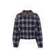 
Vero Moda woolen coat for women 2025 spring new MIU department plaid college daughter 325127003