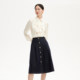 Vero Moda skirt 25 summer new high-waist A-line button decorative denim skirt 325137012